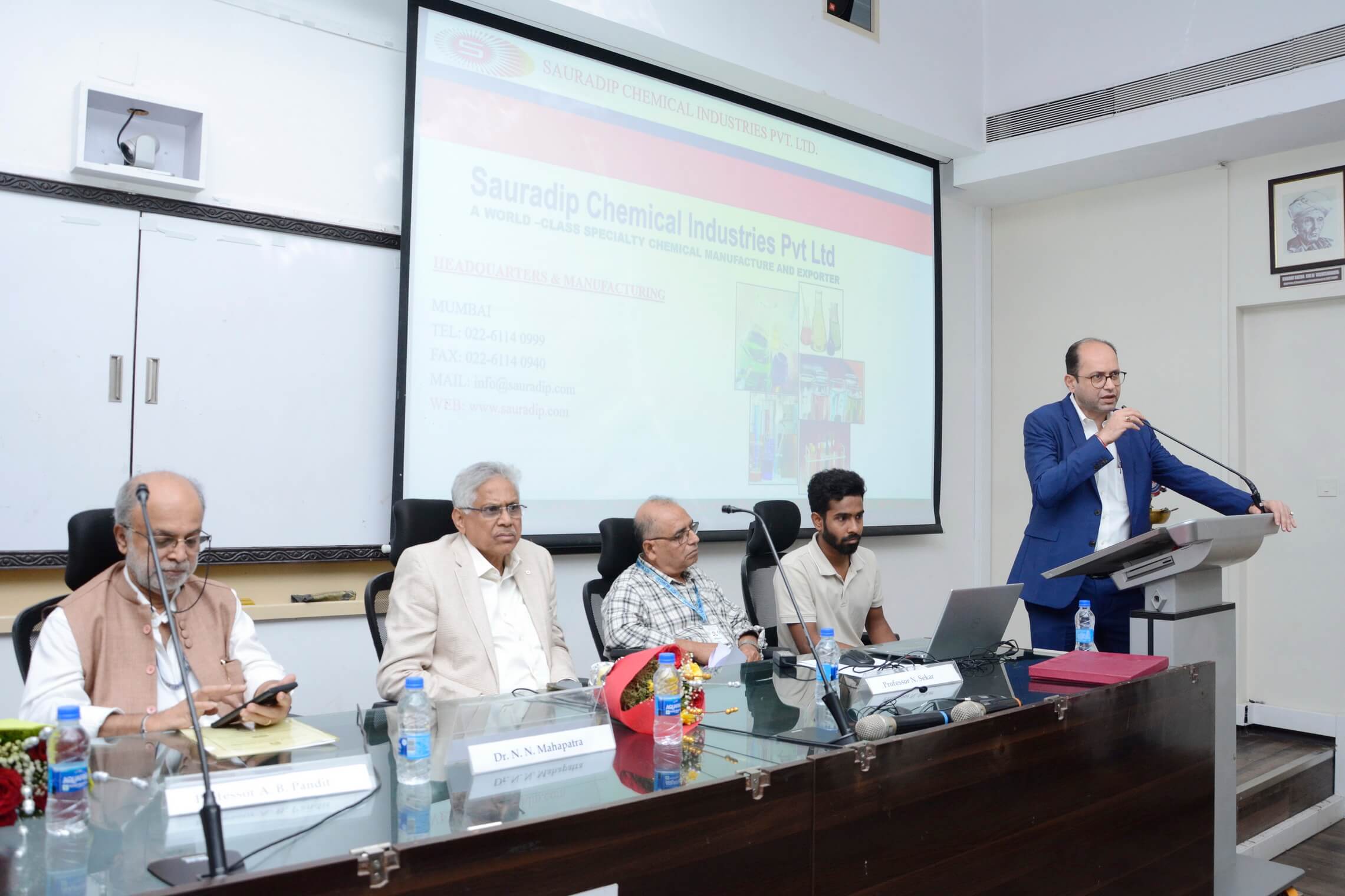 Sauradip Chemical Industries Visiting Fellowship Lecture at 
                Institute of Chemical Technology